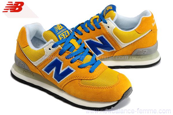 new balance ml574 bleu jaune